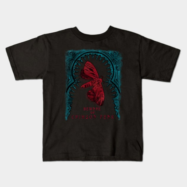 Beware of Crimson Peak Kids T-Shirt by TheFlyingPenguin